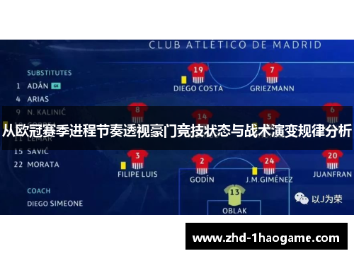 从欧冠赛季进程节奏透视豪门竞技状态与战术演变规律分析