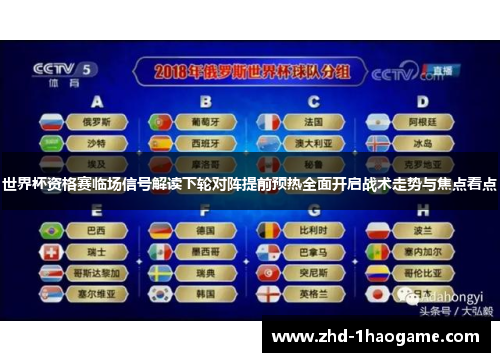 世界杯资格赛临场信号解读下轮对阵提前预热全面开启战术走势与焦点看点